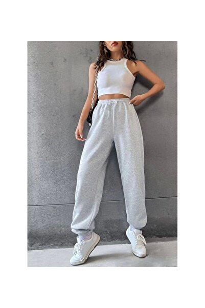 LC Waikiki Lcwaikiki Summer Elastic Waist Tie-Up Straight Women's Jogger Swea...