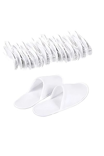 Go İthalat Disposable Tela Slippers 100 Pairs |   Hotel Spa Office Hospital Foot Health Slippers