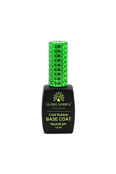 global fashion طلاء جل أساس مطاطي بارد 12 مل - خالي من المواد الكيميائية، مقا...