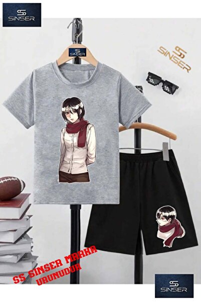 SS SİNSER Παιδικό UNISEX T-shirt "ANIME COCUK ATKILI" με ειδική στάμπα και λα...