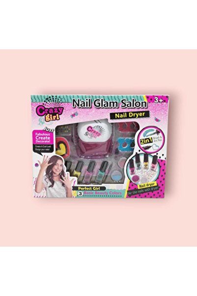 OEM Set manichiura cu oje, lampa UV si accesorii, Multicolor, 3+