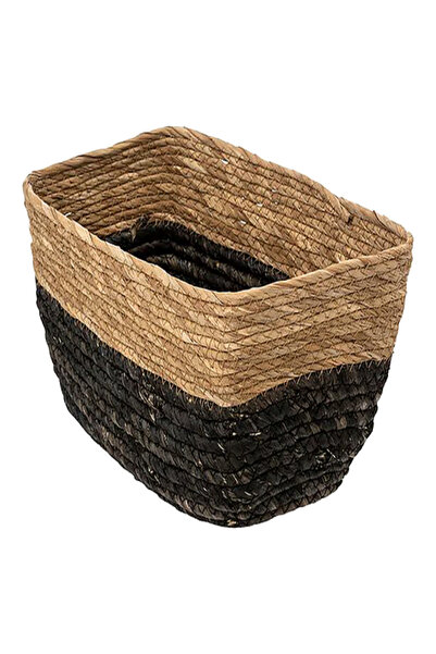 Five Simply Smart سلة غسيل مستطيلة بلونين للتخزين ومغطاة بالبقسماط