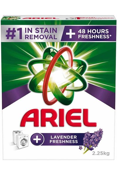 Ariel Lavender Freshness Washing Powder Value Pack, 2.25 kg