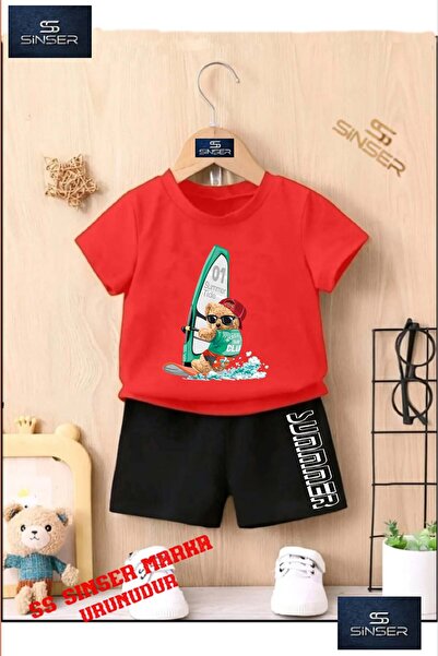 SS SİNSER Tricou cu gât rotund cu imprimeu special „AYICK SURF DENIZ” UNISEX ...