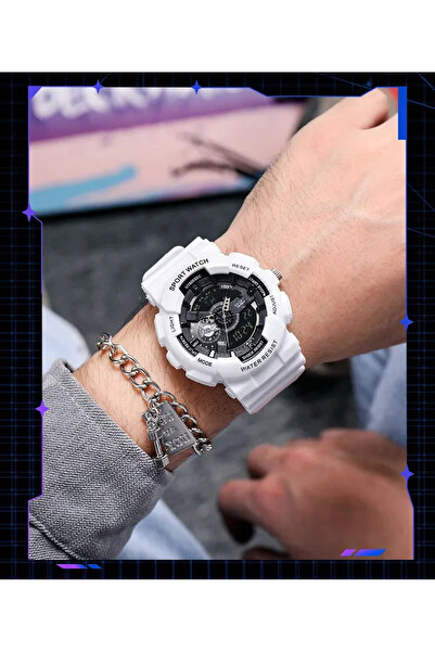 CeymSTecH Sport Whatch Digital Sport Appearance Stylish and Durable Waterproof Led Luminous Unisex Wrist Watch