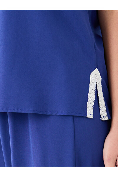 Take Two By Styli Solid Short Sleeve Top and Pants Co-Ords