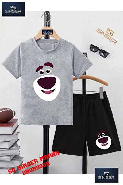 SS SİNSER Παιδικό UNISEX T-shirt με ειδική στάμπα "SMILING BEAR" με λαιμόκοψη...
