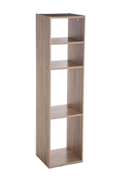 Five Simply Smart 4-Compartment Mix N Modul Wooden Storage Shelf