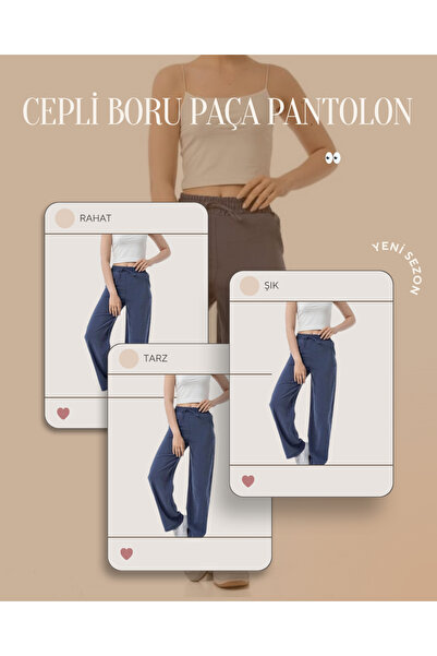 GM İncebelli Boru Paça Pantolon