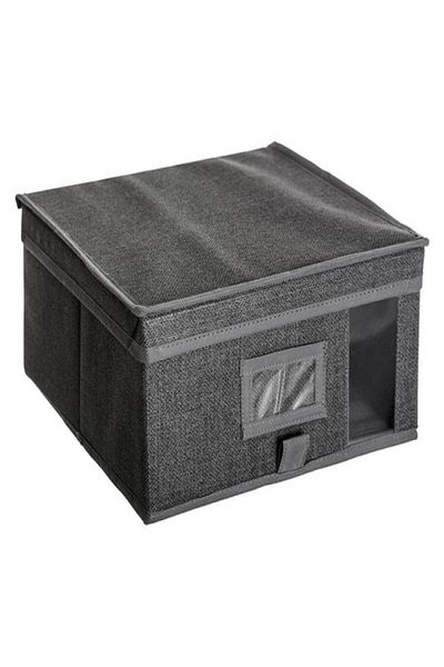 Five Simply Smart Polypropylene Foldable Storage Box with Lid