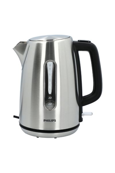 Philips Viva Collection 2200W Electric Kettle Silver and Black 1.7 Liter