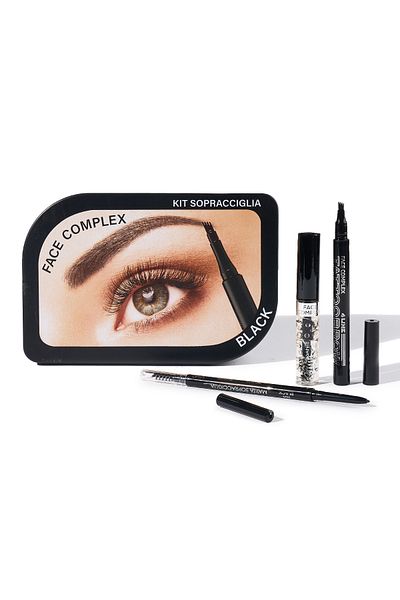 FACE COMPLEX Set Sprâncene, Set Sprâncene Negru - Italia