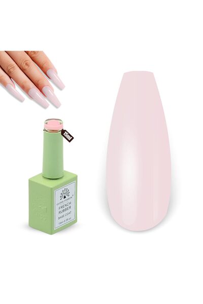 global fashion طبقة أساسية من المطاط الفرنسي UV/LED - 10 درجات لون طبيعية، مُ...