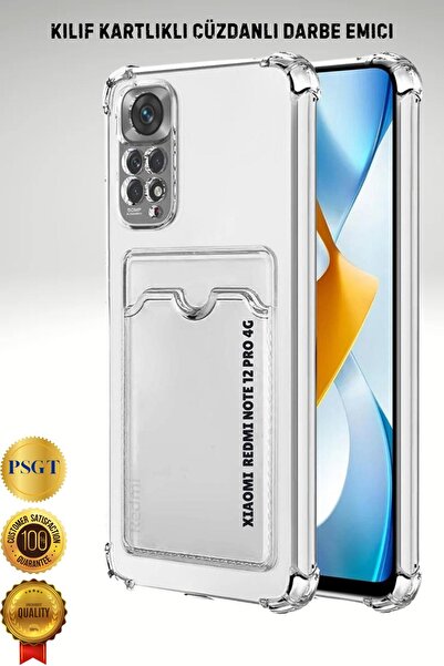 PSGT Xiaomi Redmi note 12pro4g Uyumlu Kılıf Kamera Koruma Ve Köşe Korumalı Ka...