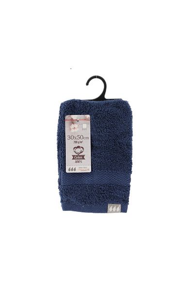 Tendance Absorbent High Quality Cotton Hand Towel Navy Blue 30 x 50cm