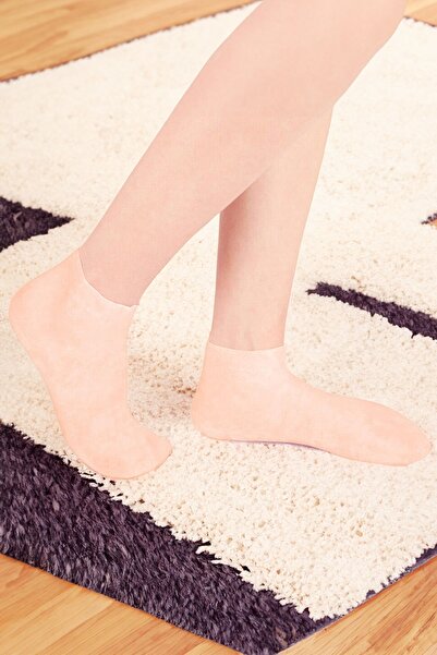 AboutThePerfect Yumuşak ve pürüzsüz ayaklar için silikon çorap, çatlak ve nasır giderici, nemlendirici patik