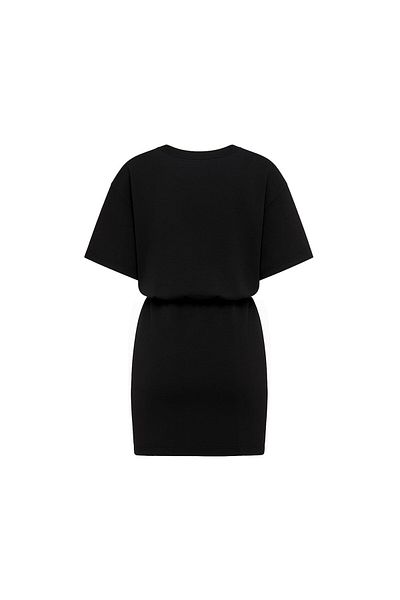 Sezgi Tekin Padded Black Modal Dress