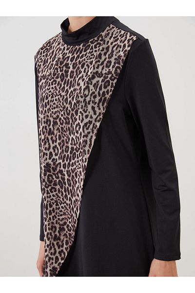 LC Waikiki Σετ γυναικείο μαγιό Hijab με σχέδιο Leopard
