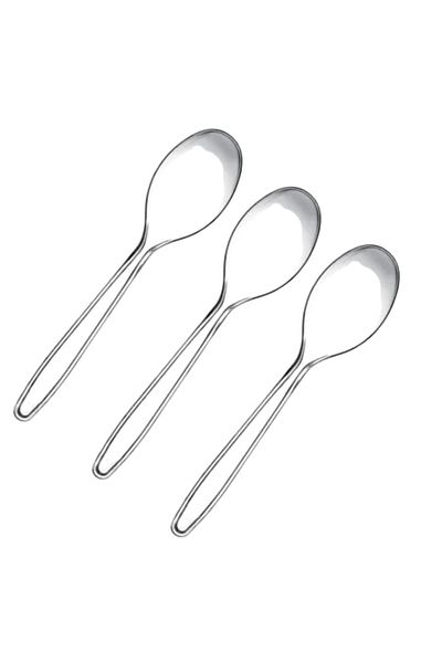 LYOBEST Reusable Spoon Set, Transparent, 50 pcs