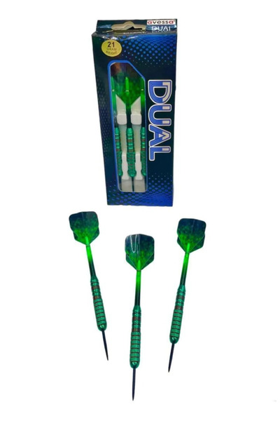 AVESSA Profesyonel Çelik Dart Oku 3’lü Set - 20 Gram ve 21 Gram Seçenekleri - Dayanıklı Çelik Uç - Dengeli
