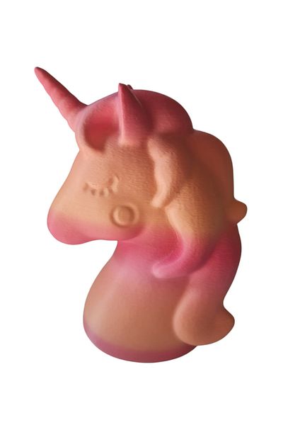 3DONE MODELS Unicorn Piggy Bank, money saving, early financial education, 3D printed, pink, 15 cm