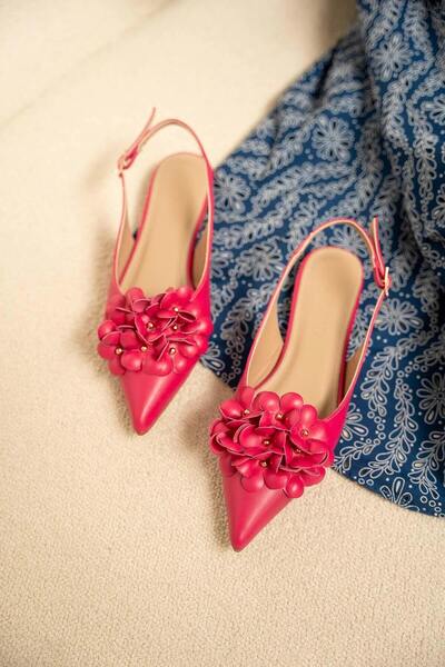 LAMİNTA Alexa Flower Detailed Ballerinas