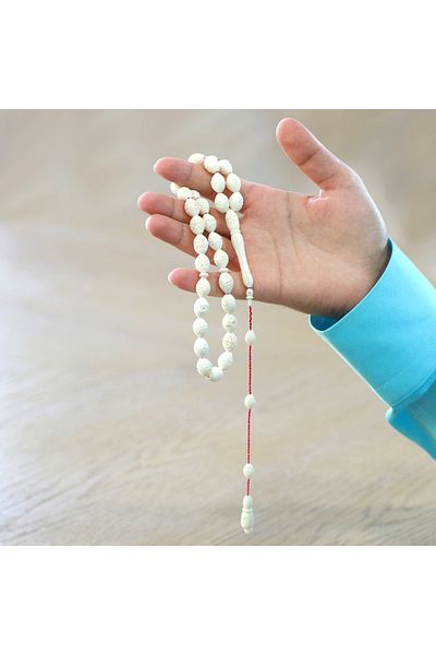 Tesbihane سبحة عظم الجمل المقطوعة بشكل خاص مع قلم نظامي