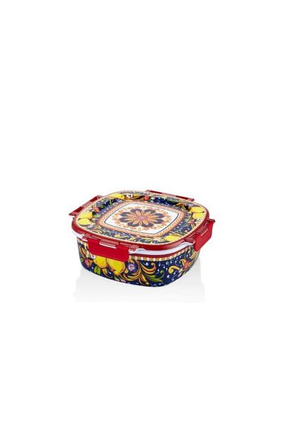 LAMEDORE Flavor Large Square Storage Container 22.5X22.5X8Cm