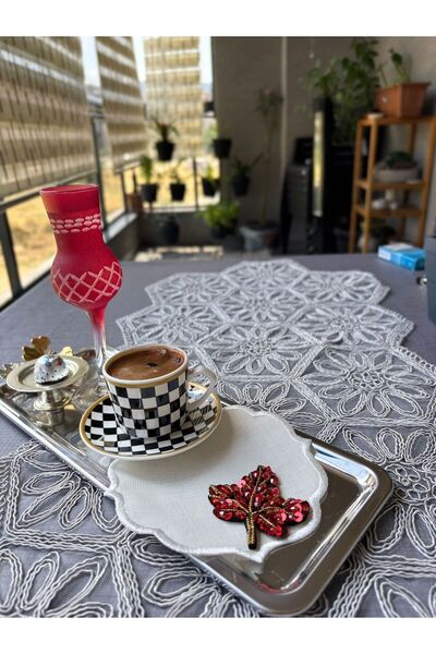 LUXURY 2-Pack Çınar Model Coffee Side Presentation, Cocktail Napkin