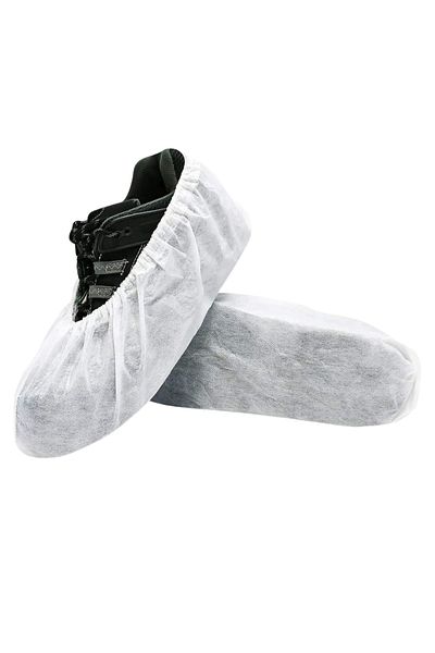 LYOBEST Set 100 Botosi de Unica Folosinta din Polietilena, Acoperitori Protectie Incaltaminte, Alb