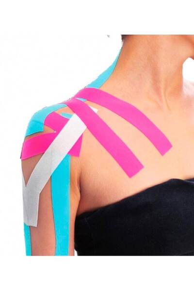 FİZYOPOL New Product Kinezyo Tape Band 5 Metre X 5 Cm Pembe Renk Kinesio Sporcu Bandı