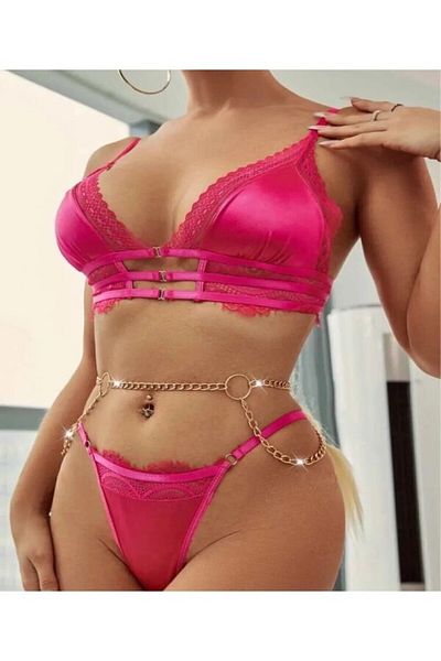 DUYUMSAL ΦΟΥΚΙΔΙΔΑ ΑΛΥΣΙΔΑ ΛΕΠΤΟΜΕΡΗΣ ΣΕΤ SEXY BUSTIER 8411