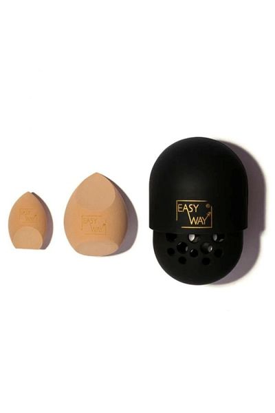 Easy Easy Way Contour Sponge and Foundation Sponge Set with Case
