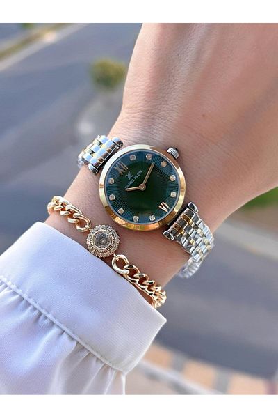 Daniel Klein Steel Cord 30 Mt Water Resistant Women Wrist Watch+Bracelet Byn.14094.4