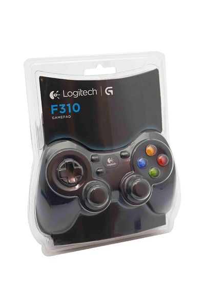 logitech F310 Game Pad Controller Wired for Gaming Laptop/Gaming Desktop Computer/Gaming CPU Blue/Black