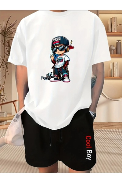 Gutsy DEČAČKI KRATKE PANTALONE SET BOJA VELIČINA SA ŠTAMPOM