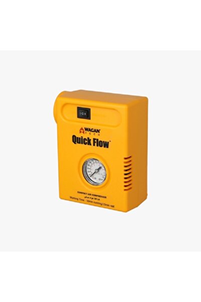 Wagan Quick Flow Compact Air Compressor Yellow