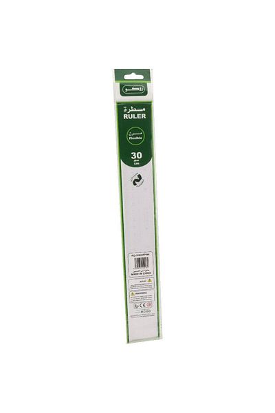 Roco Ruler Pink 12" (30 cm) Plastic/Flexi