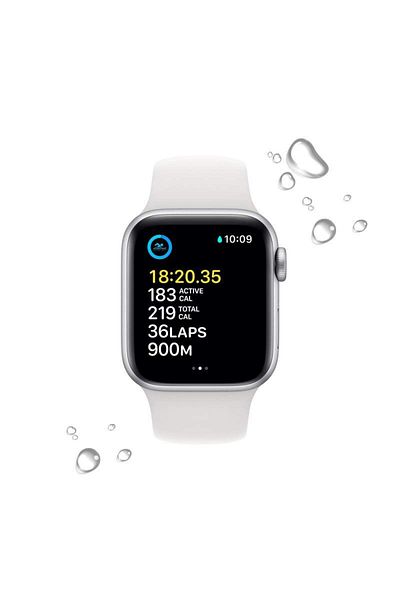 SIKS White smart watch, Call/SMS/Social Media Notifications, physical activity monitoring