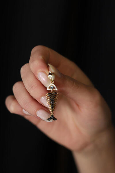 GÜLENLER ALTIN 14 Ayar Altın Balık Kolye Ucu