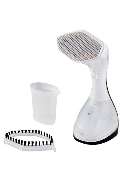 Beko Fier de călcat vertical BEKO STM6120W, 2200W, 25g/min, 230ml, talpă ceramică, negru-alb