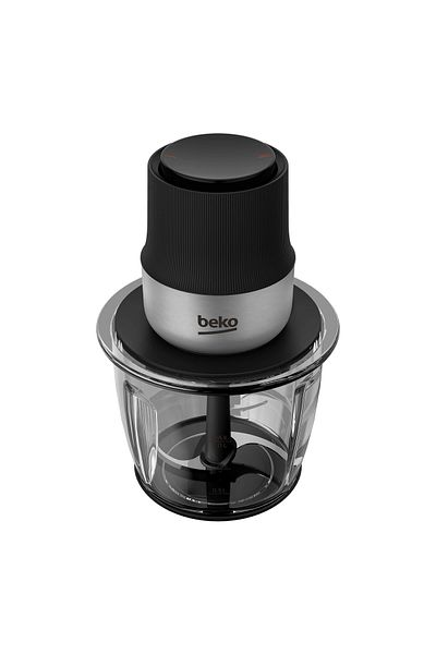 Beko Mini Chopper BEKO CHG81442BX, 1l, 400W, 2 speed settings, Silver-Black