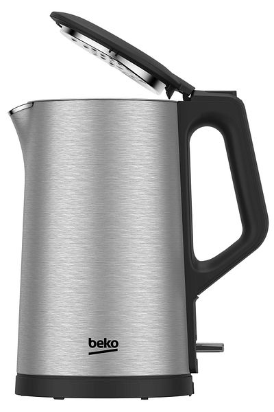Beko Fierbător Wkm7322i, 1,5 l, 2150 W, argintiu-negru