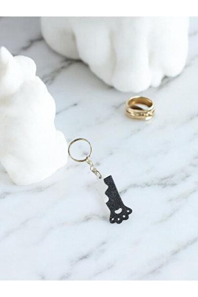 multiogz Kedi Patisi Anahtarlık | 3D Yazıcı Tasarım Sevimli Aksesuar | Kedi S...