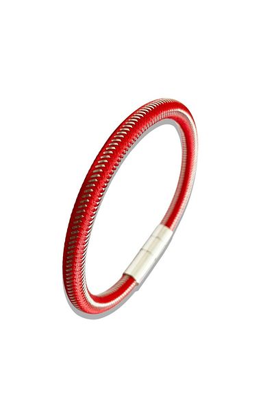 Necati Gün Ars190 Men's Leather Steel Bracelet