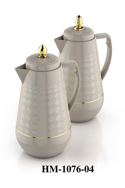 HOME MASTER Tea Thermos Set 1 Liter - Elegant Design with Dual Thermal Insulation