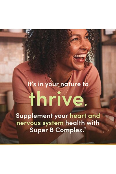 Nature's Bounty Super B Complex w/Folic Acid plus Vitamin C, 150 Tablets