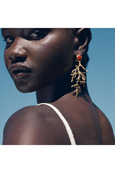 HOSBUTIK Mercan ZA küpe