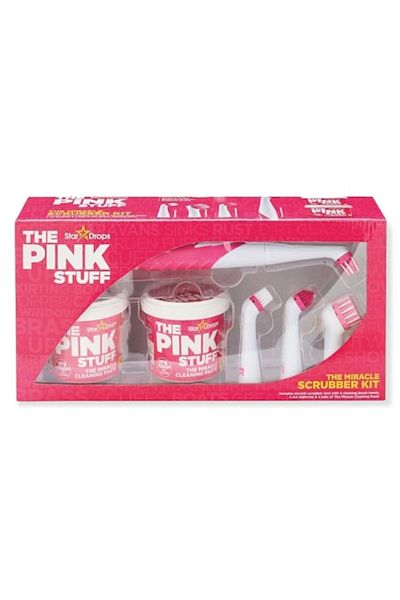 THE PINK STUFF Pack of 2x Universal Cleaning Paste, The Pink Stuff and Electric Cleaning Brush, 500 g
