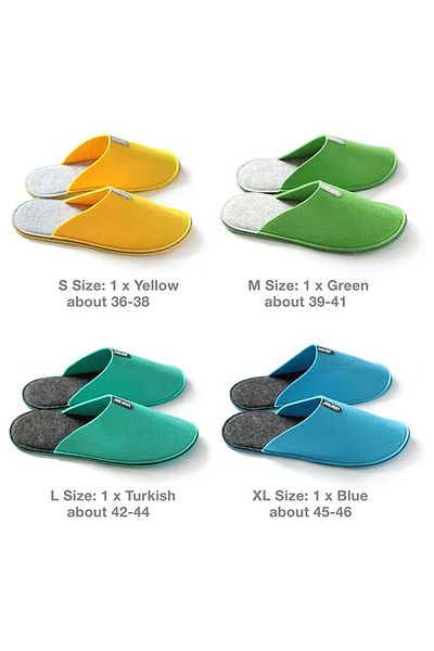 SHOP MALL Lucky Sign 4Pcs Guest Slippers Unisex Σετ 4 ανδρών και γυναικών χειμωνιάτικο ζεστό αντιολισθητικό τσόχα S/M/L/XL
